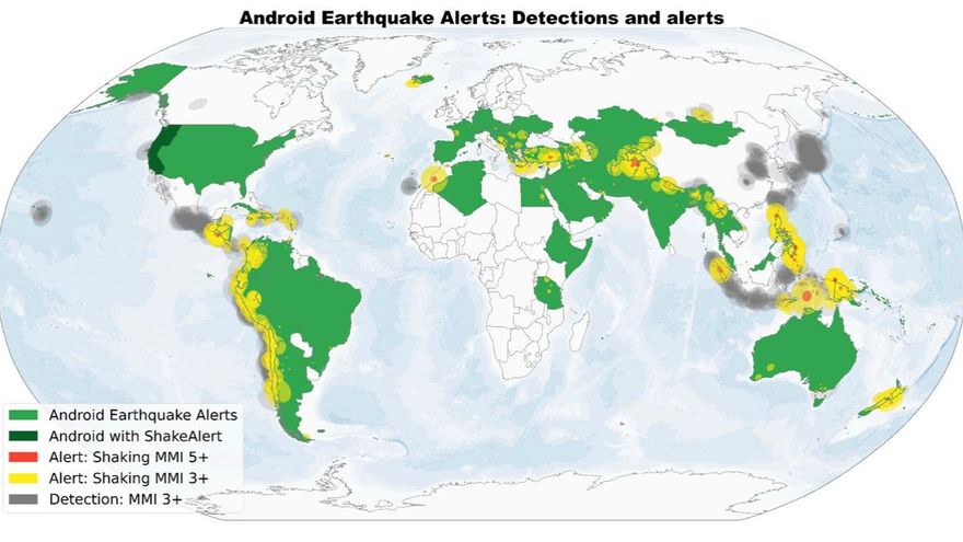 Un sismómetro en el bolsillo: Android entrega notificaciones de inminentes terremotos en el móvil