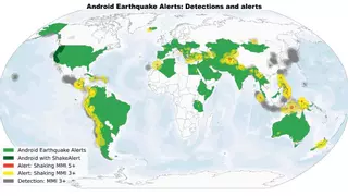 Un sismómetro en el bolsillo: Android entrega notificaciones de inminentes terremotos en el móvil