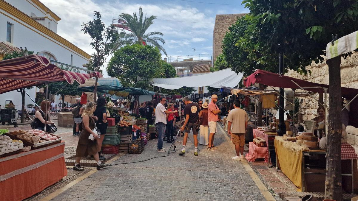 La plaza de Marbella fue un escenario donde se rodó la serie 'The Girlfriend'