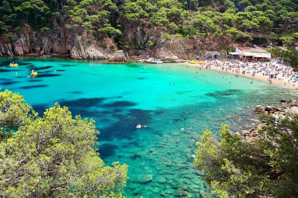 Cala d'Aiguablava, a Begur (Baix Empordà)