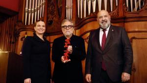 Marga Prohens, Jaume Plensa y Jaime Martínez.