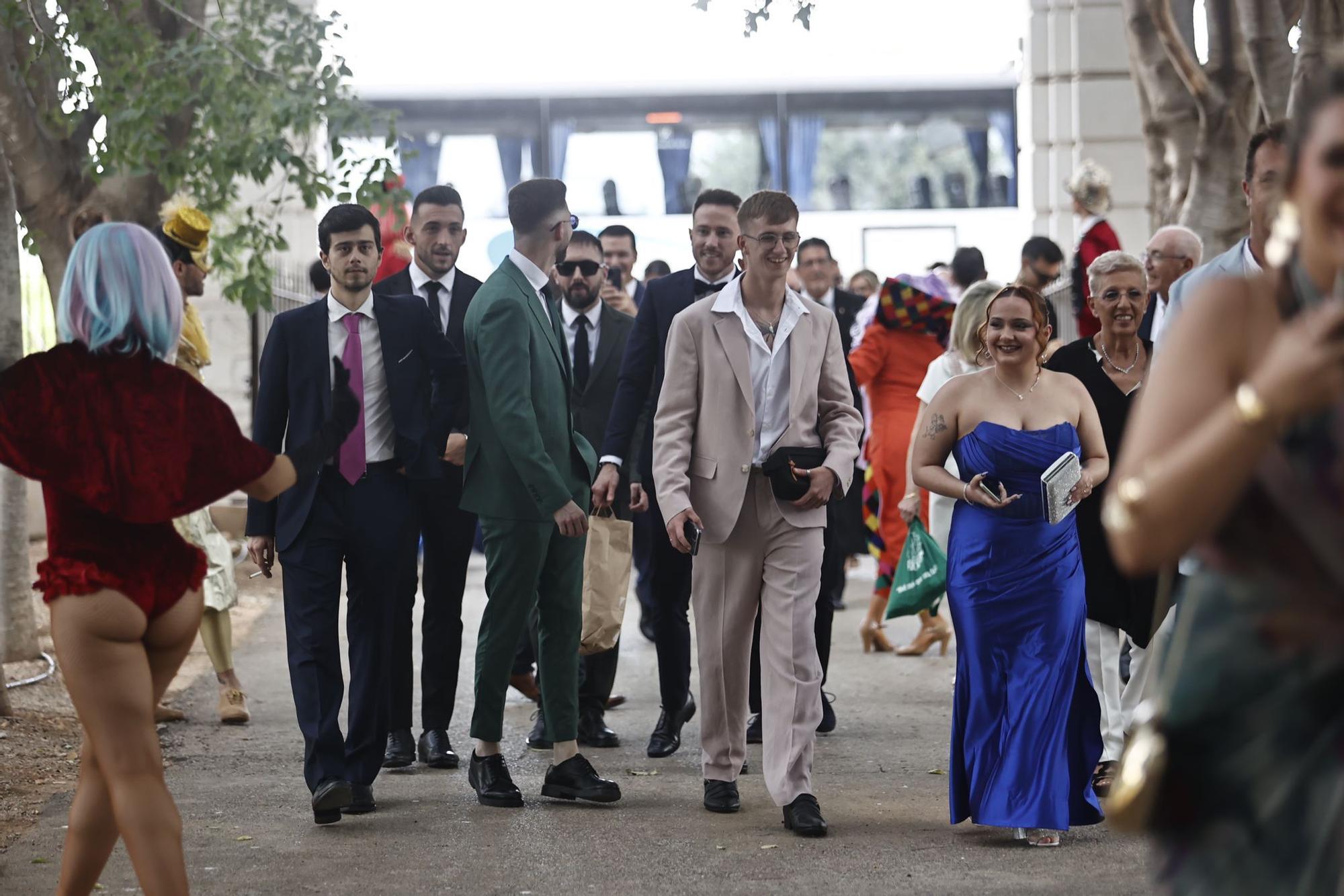 Boda de Nuria Llopis: la alfombra roja