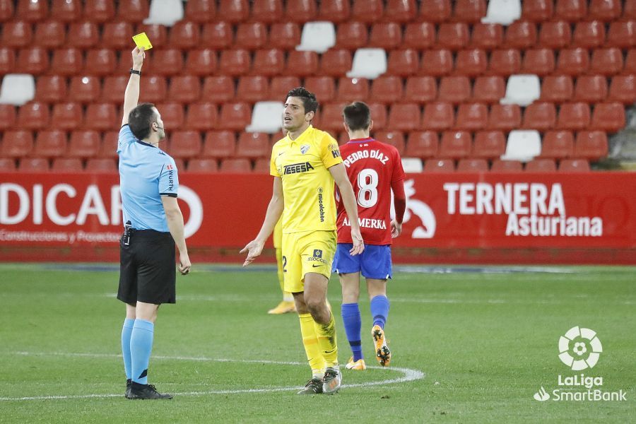 Partido de la Liga Smartbank entre el Sporting y el Málaga CF