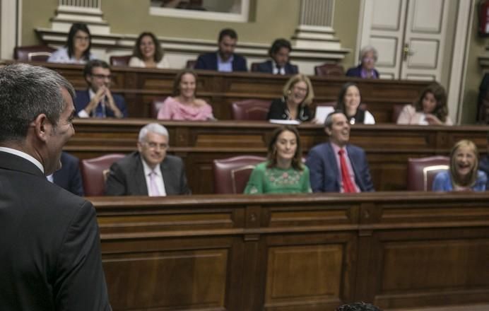 09/05/2017 PARLAMENTO DE CANARIAS Pleno Fernando Clavijo presidente del gobierno durante sus intervenciones.