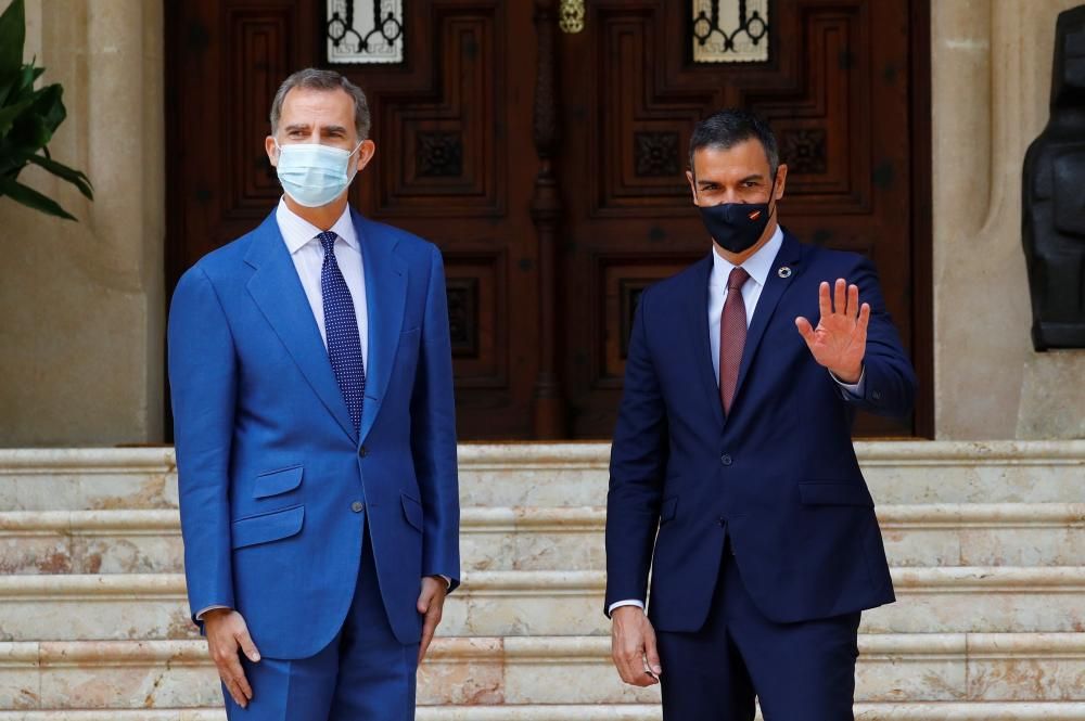 Encuentro del rey Felipe VI con Pedro Sánchez