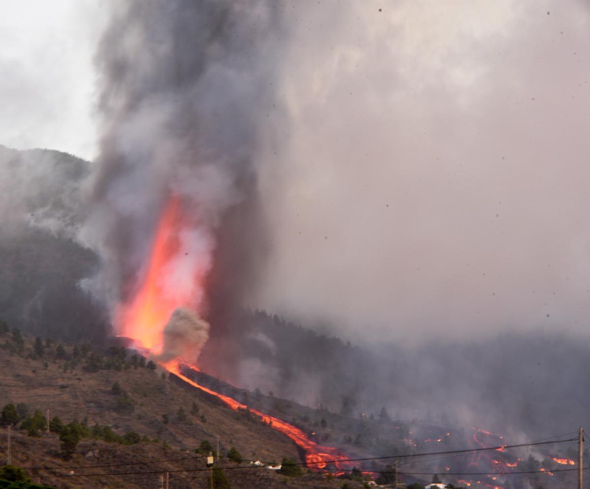 L'erupció del volcà  'Cumbre Vieja'  de l'illa de La Palma