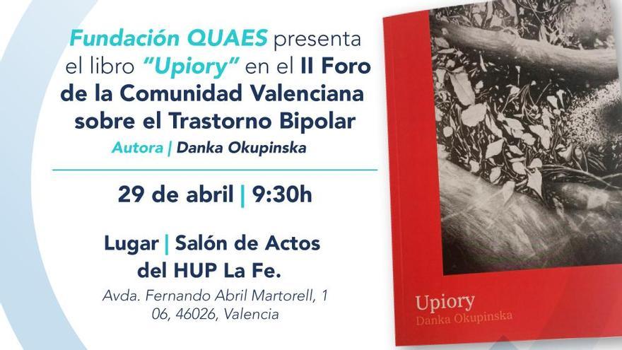 Presentación del libro “Upirory” en el II Foro de la Comunidad Valenciana sobre el Trastorno Bipolar.