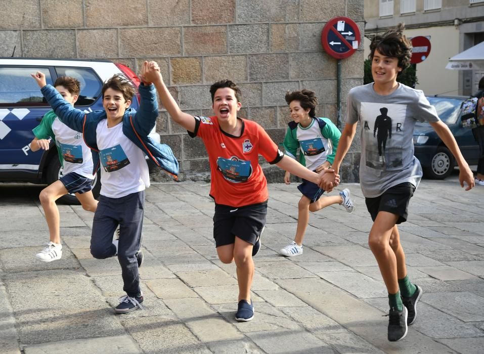 Carrera solidaria en el colegio Santo Domingo.