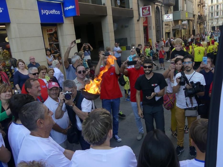 La flama dels Special Olympics arriba a Figueres