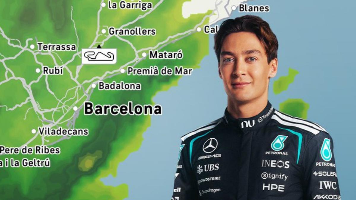 El 'parte meteorológico' de Barcelona, por George Russell