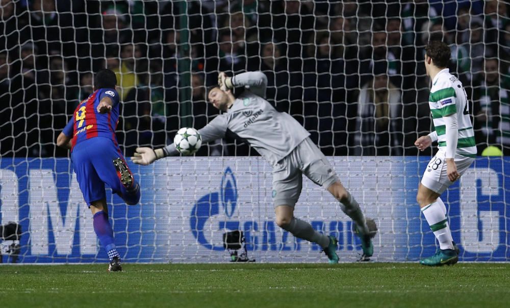 Imágenes del partido entre Celtic y Barcelona.