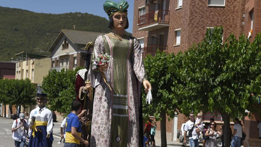 Gegants a la cercavila gegantera de l´any passat.