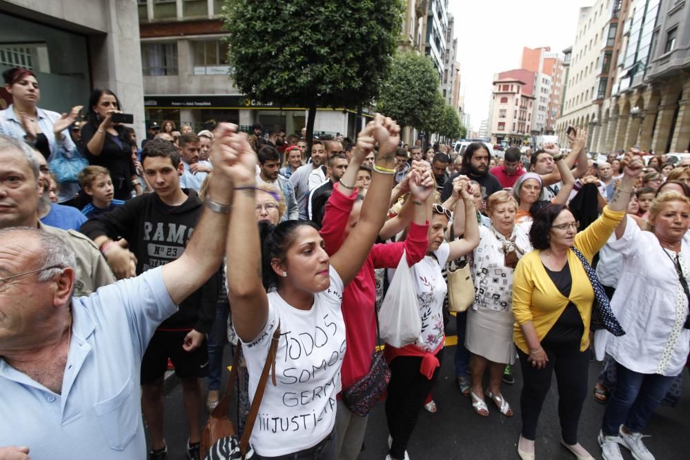 Concentración en Gijón