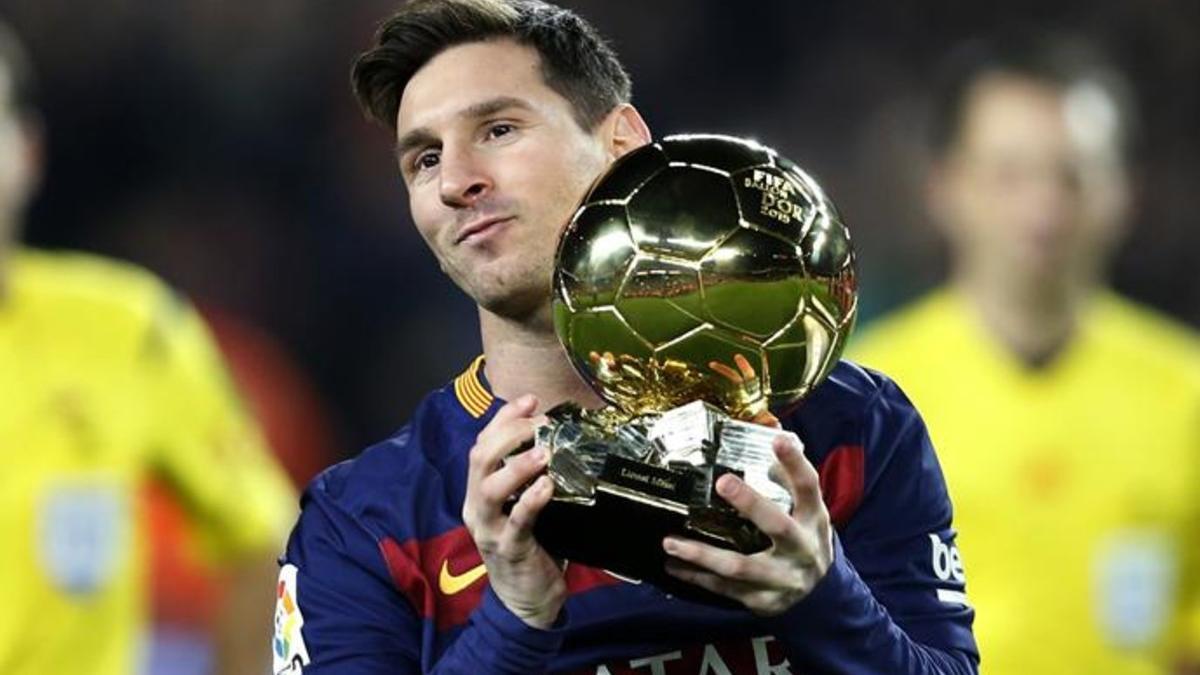 Messi, con el último FIFA Balón de oro que ganó
