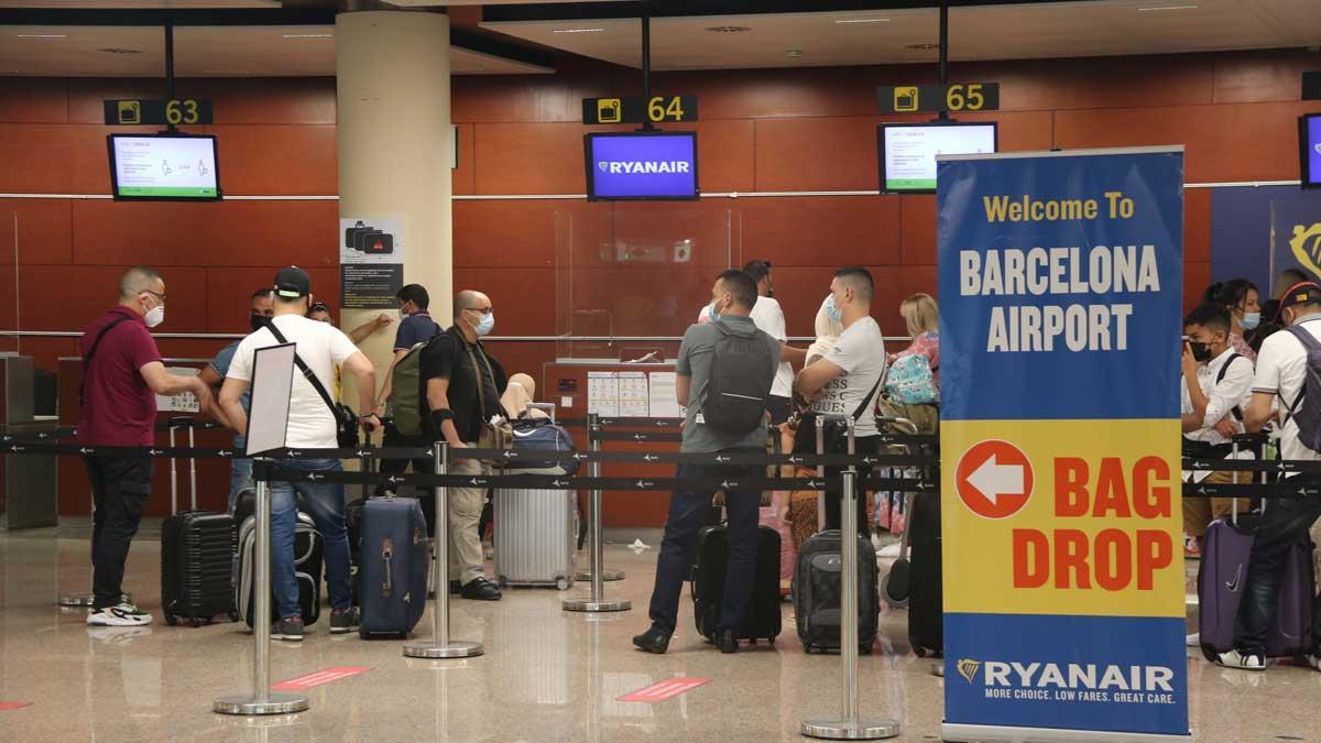 La Terminal 2 del aeropuerto de Barcelona-El Prat, el día en que ha vuelto a abrir