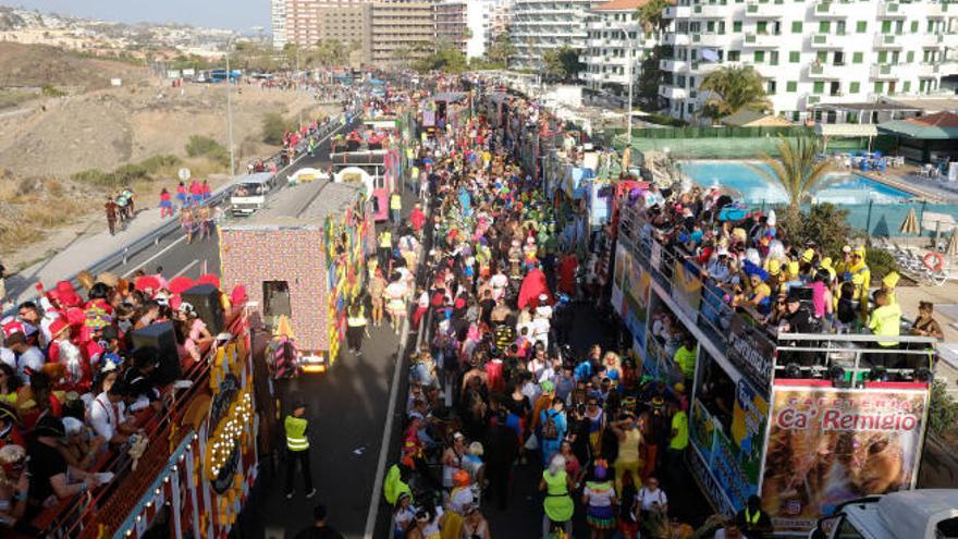 Cabalgata del Carnaval de Maspalomas 2019.