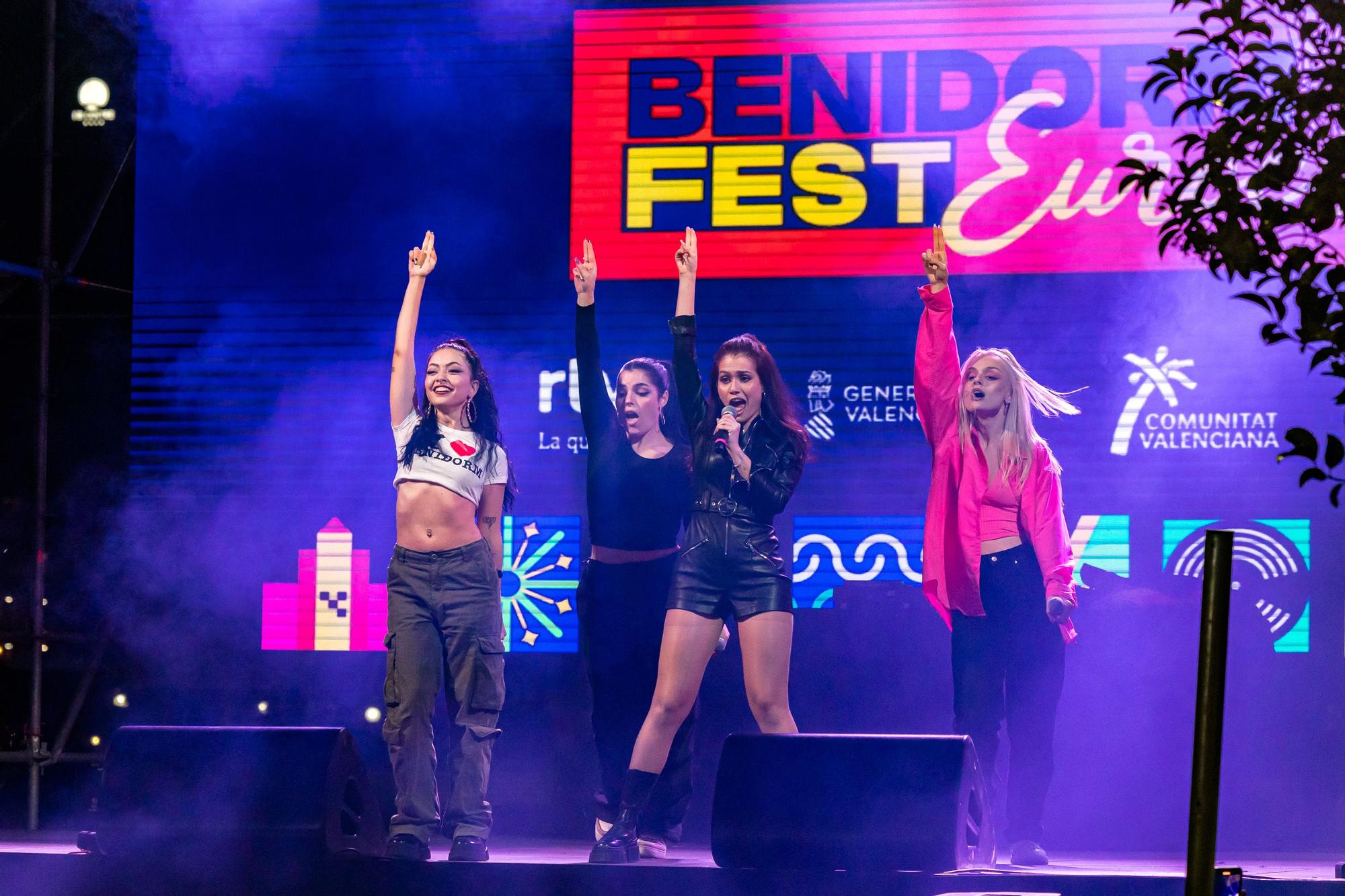 Las imágenes de la fiesta Euroclub del Benidorm Fest en el Tecnohito