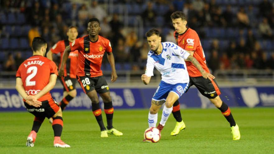 Tyronne, durante el partido contra el Mallorca de esta temporada.