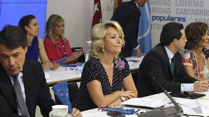 Aguirre exige a Rajoy que si ha habido irregularidades en el PP se reconozcan