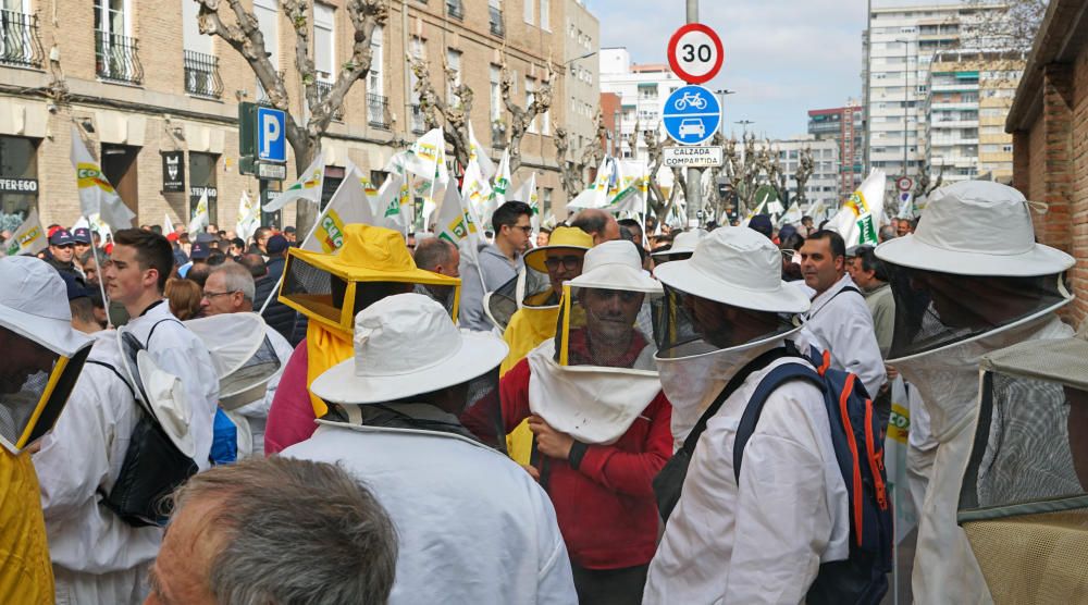 Así ha sido la manifestación de los agricultores