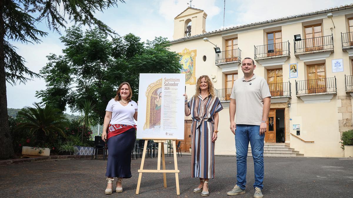 Los concejales María Baila, Maribel Raigada y Sergio Puig han presentado este miércoles el programa de actos en el ermitorio.