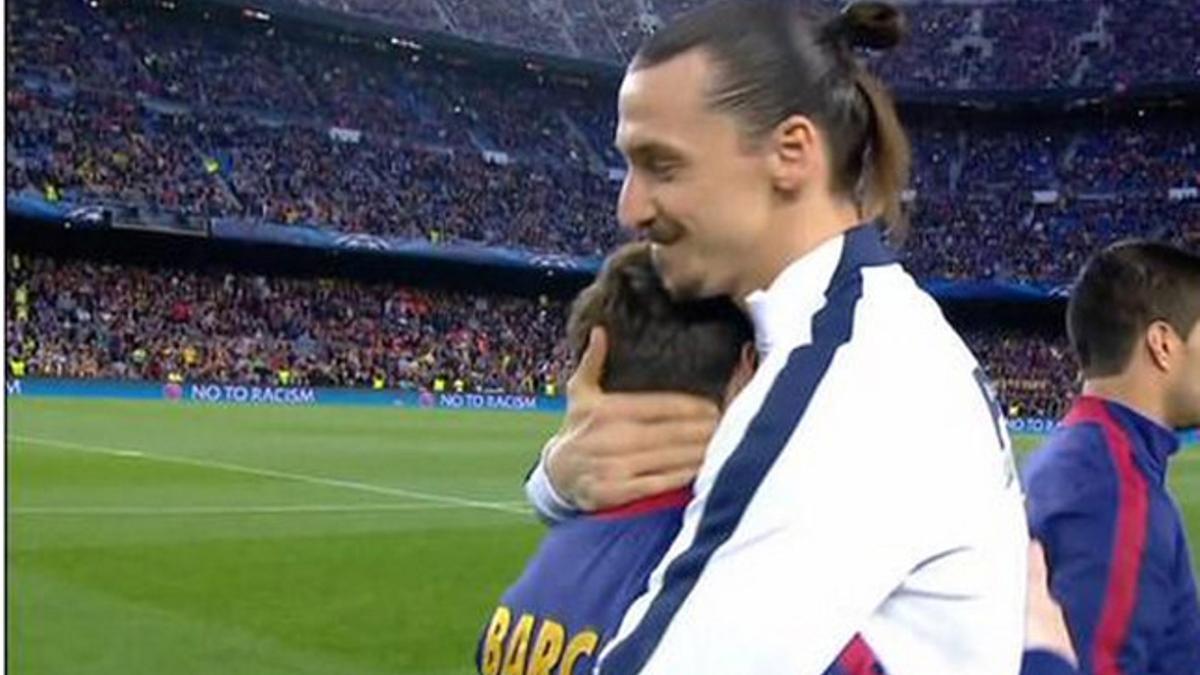 Ibra y Messi se reencuentran en el Camp Nou