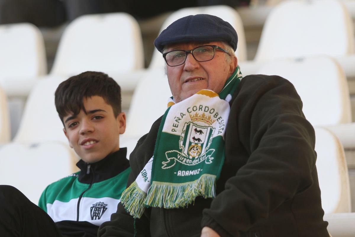 La afición blanquiverde en el Córdoba-Albacete