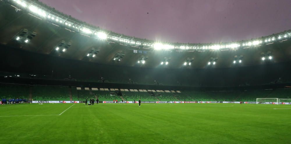 Entrenamiento del Valencia CF previo al partido ante el Krasnodar