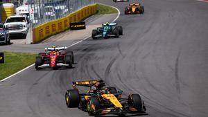 81 PIASTRI Oscar (aus), McLaren F1 Team MCL39, action during the Formula 1 Pirelli Grand Prix du Canada 2025, 10th round of the 2025 FIA Formula One World Championship from June 14 to 16, 2025 on the Circuit Gilles Villeneuve, in Montréal, Canada - Photo Eric Alonso / DPPI AFP7 15/06/2025 ONLY FOR USE IN SPAIN. Eric Alonso / DPPI / AFP7 / Europa Press;CANADA;f1;formula 1;FORMULE 1;MONTREAL;Motorsport;Sport;F1 - CANADIAN GRAND PRIX 2025