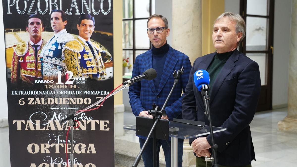 Antonio Tejero, en la presentación del cartel.
