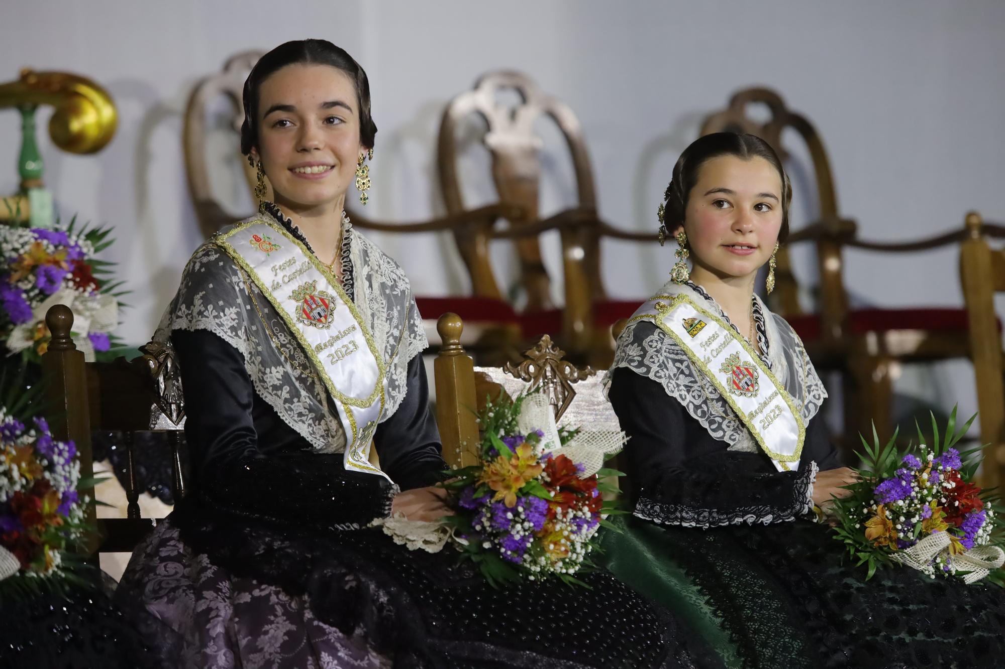 Galania a la reina infantil de las fiestas de la Magdalena