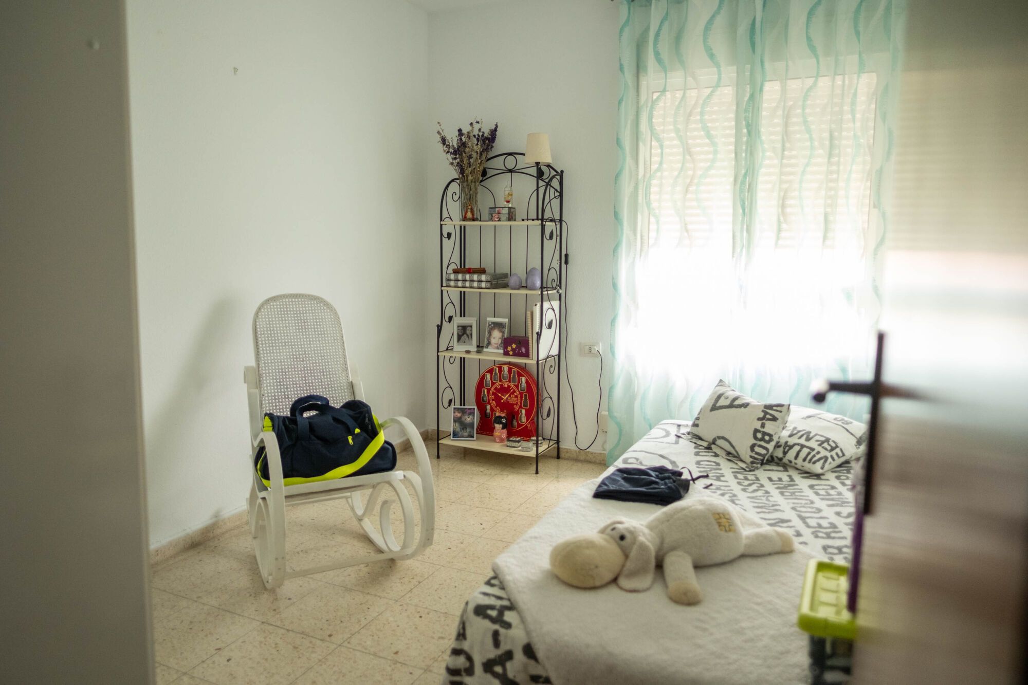 Vecinos de las viviendas del Patronato de La Candelaria, en Santa Cruz de Tenerife.