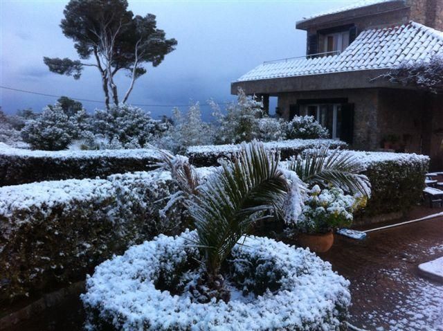 Schnee Mallorca Winter 2017