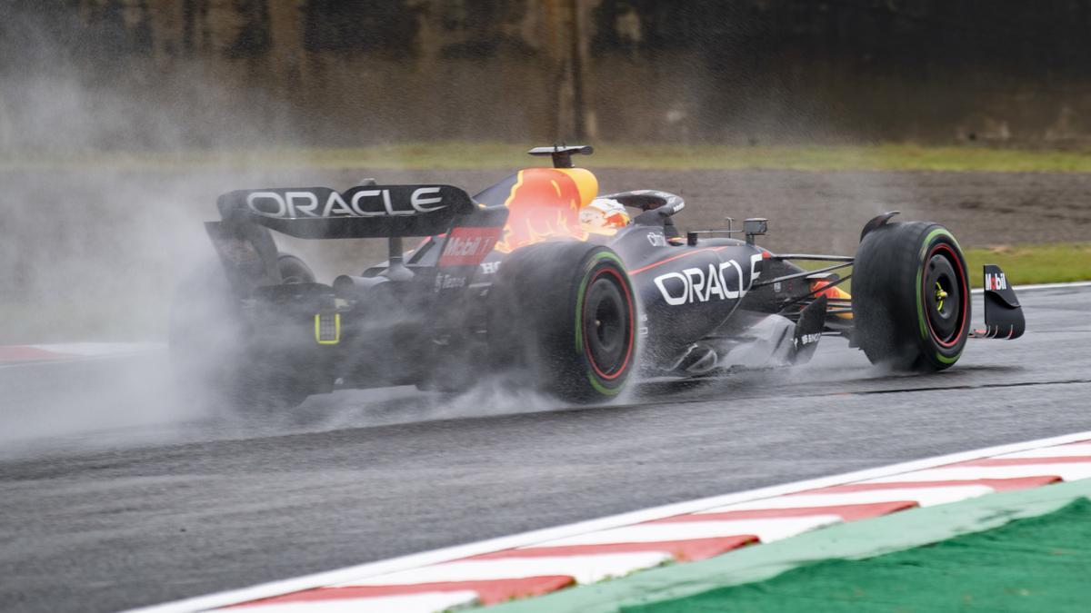 Max Verstappen en Suzuka.