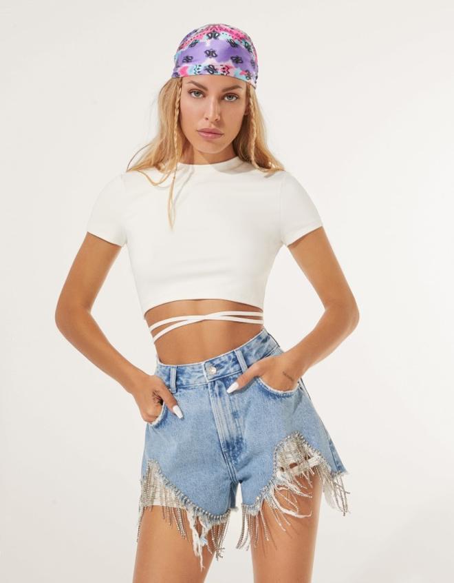 Jessica Goicoechea con la selección de Bershka