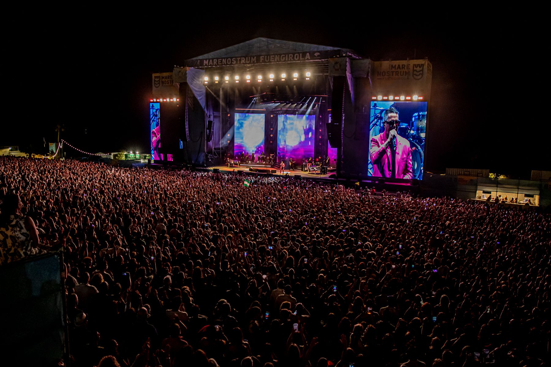 El concierto de Alejandro Sanz en el festival Marenostrum de Fuengirola, en imágenes