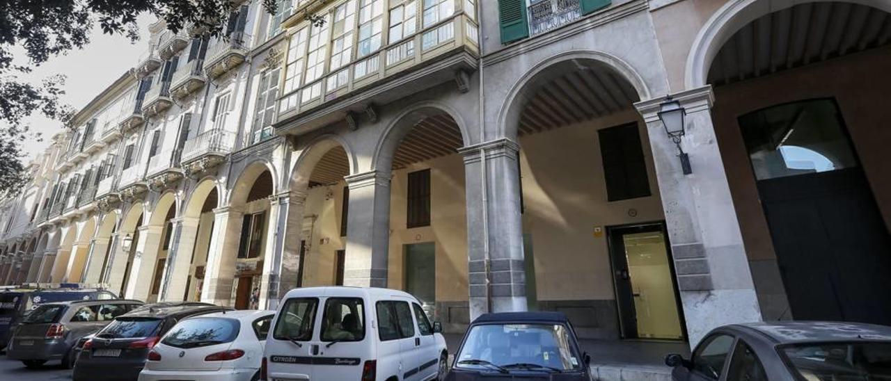 La sede central del PP de Balears en la calle Palau Reial de Palma.