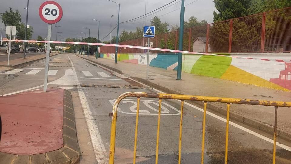 Los túneles de acceso a Catarroja y el Camí Corredudes están en la actualidad cerrados.