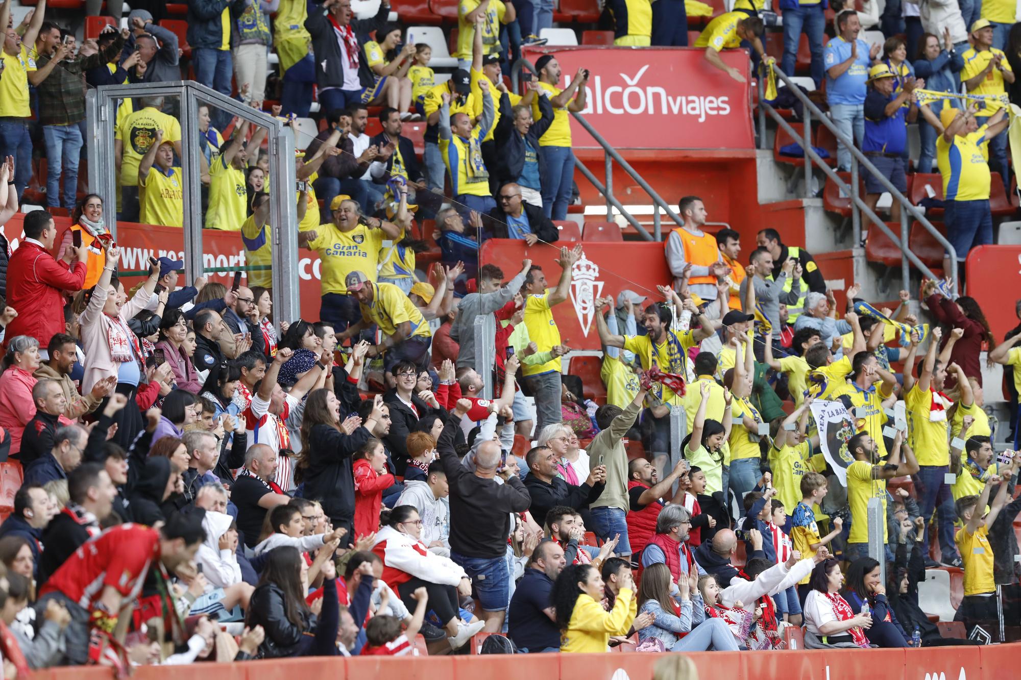 El partido del Sporting ante Las Palmas, en imágenes