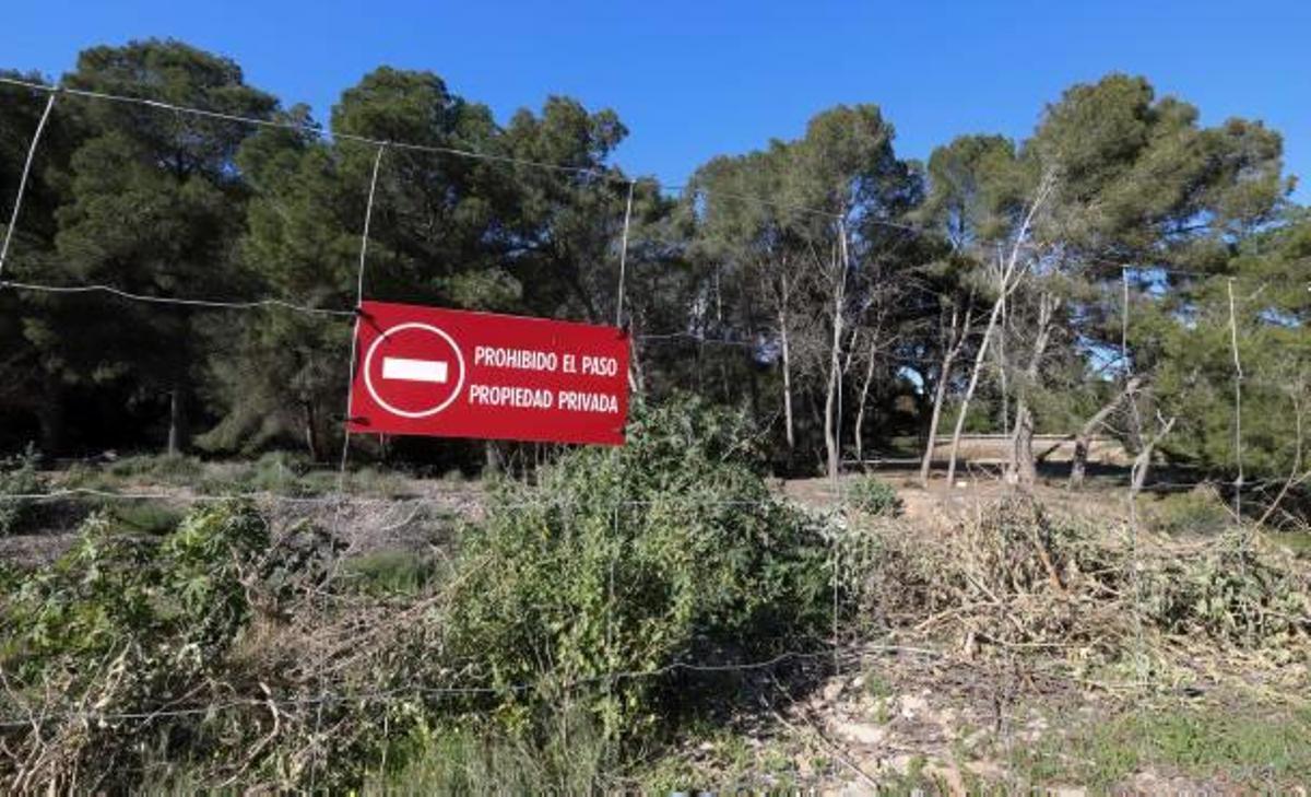 El perímetro ha sido vallado.