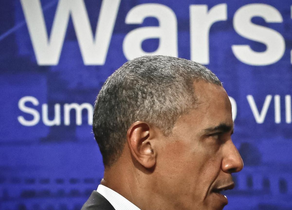 El president Obama durant la cimera de la OTAN a Varsòvia