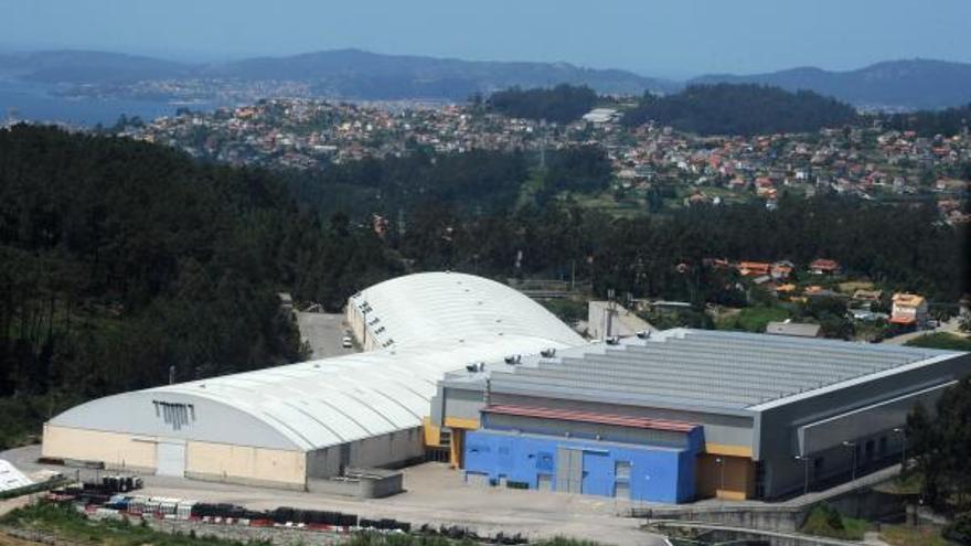 Vista aérea de las instalaciones del Iifevi en Vigo