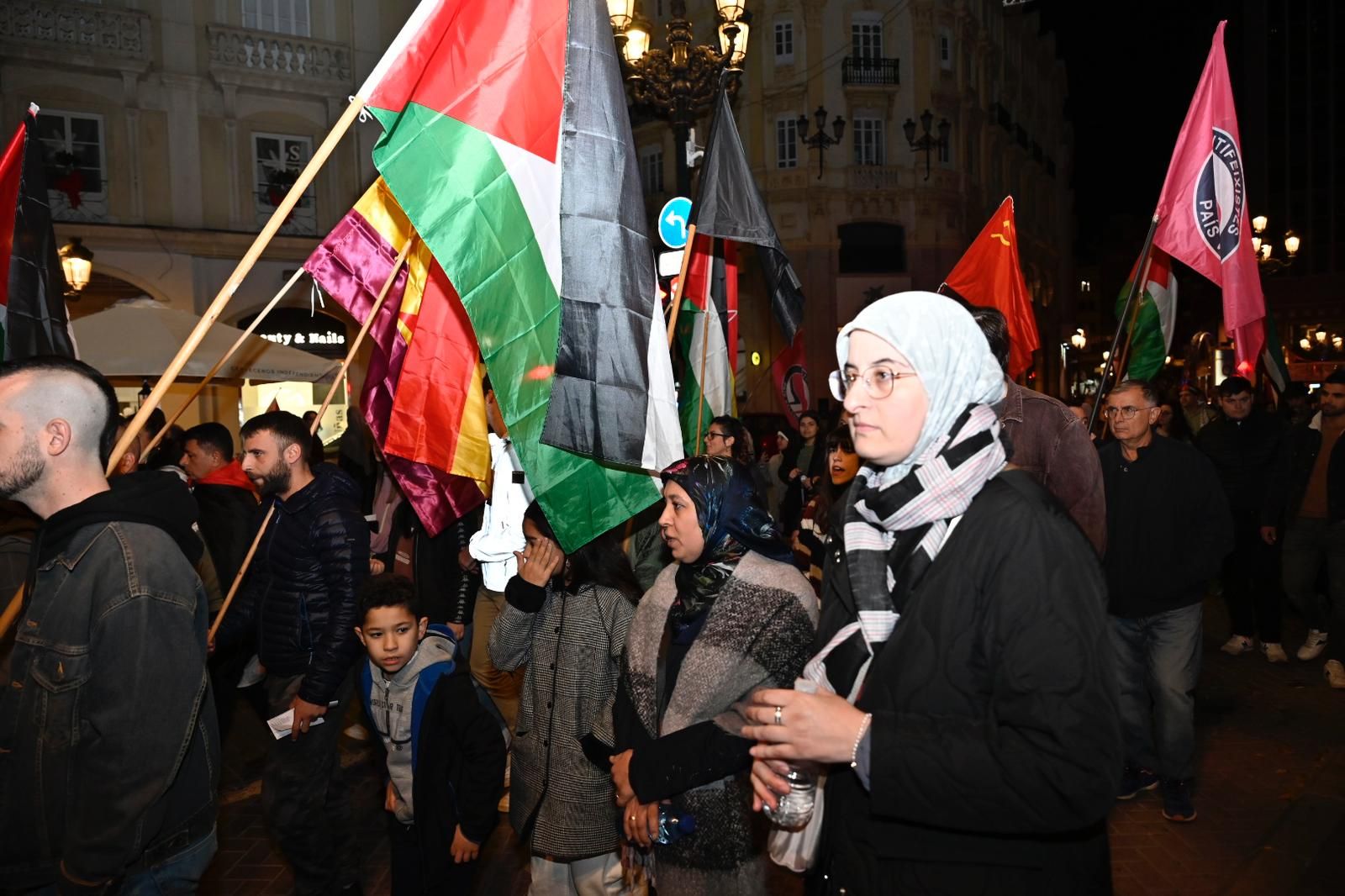 Galería: Manifestación en Castelló en defensa de Palestina