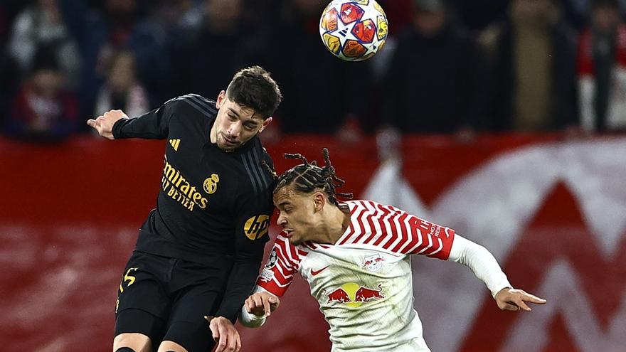 Lunin y Brahim encauzan los octavos para el Real Madrid en Leipzig Lunin y Brahim encauzan los octavos para el Real Madrid en Leipzig