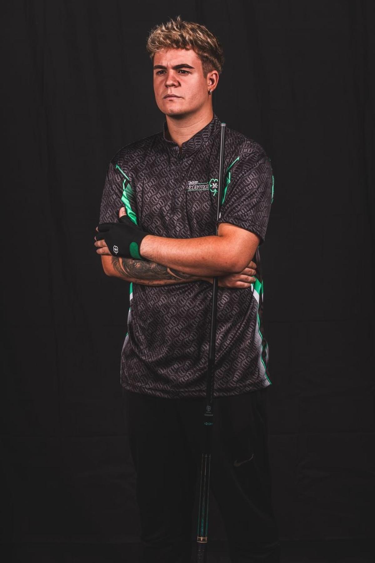 El jugador de billar professional Jonás Souto.