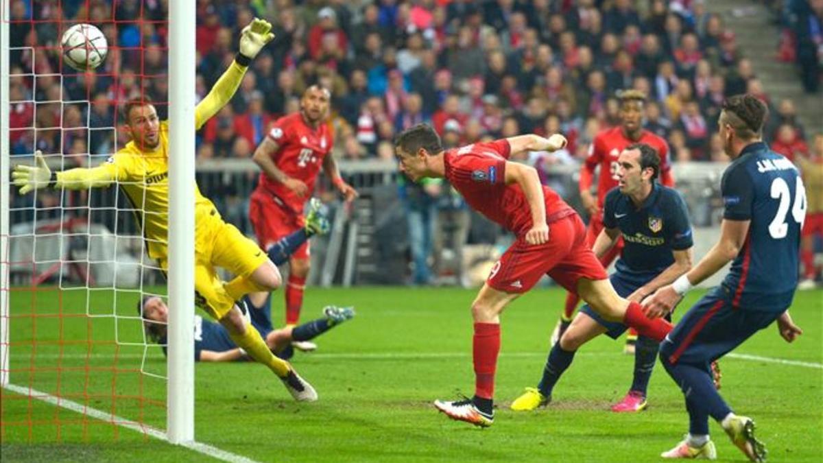 El Atlético eliminó al Bayern el año pasado en semifinales