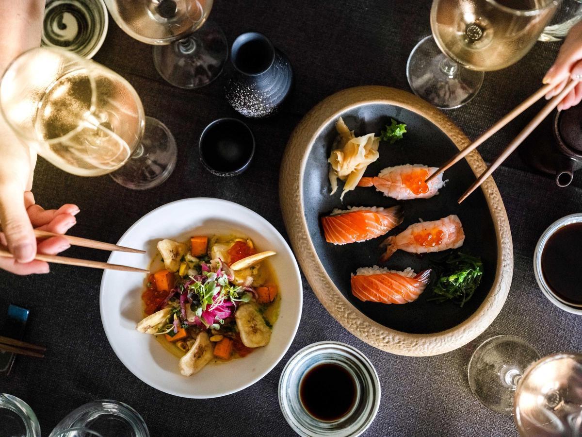 La propuesta culinaria de KURO gira en torno a la cocina nikkei