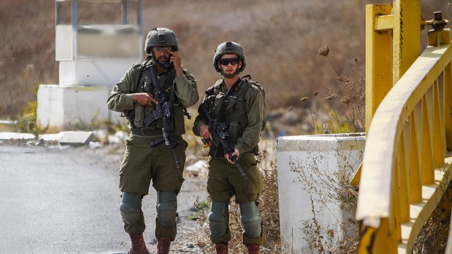 Militares israelíes en Nablús.