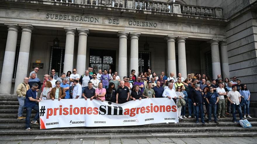 Concentración contra las agresiones en prisión