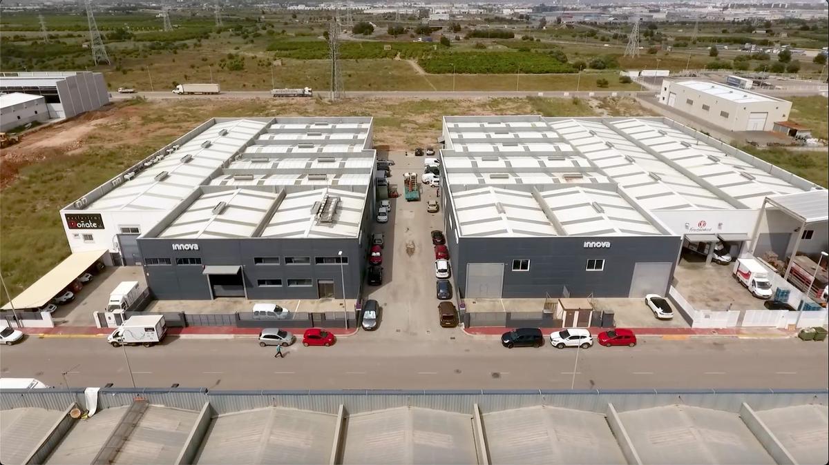 Vista aérea de las instalaciones de la compañía ubicadas en Almassora.